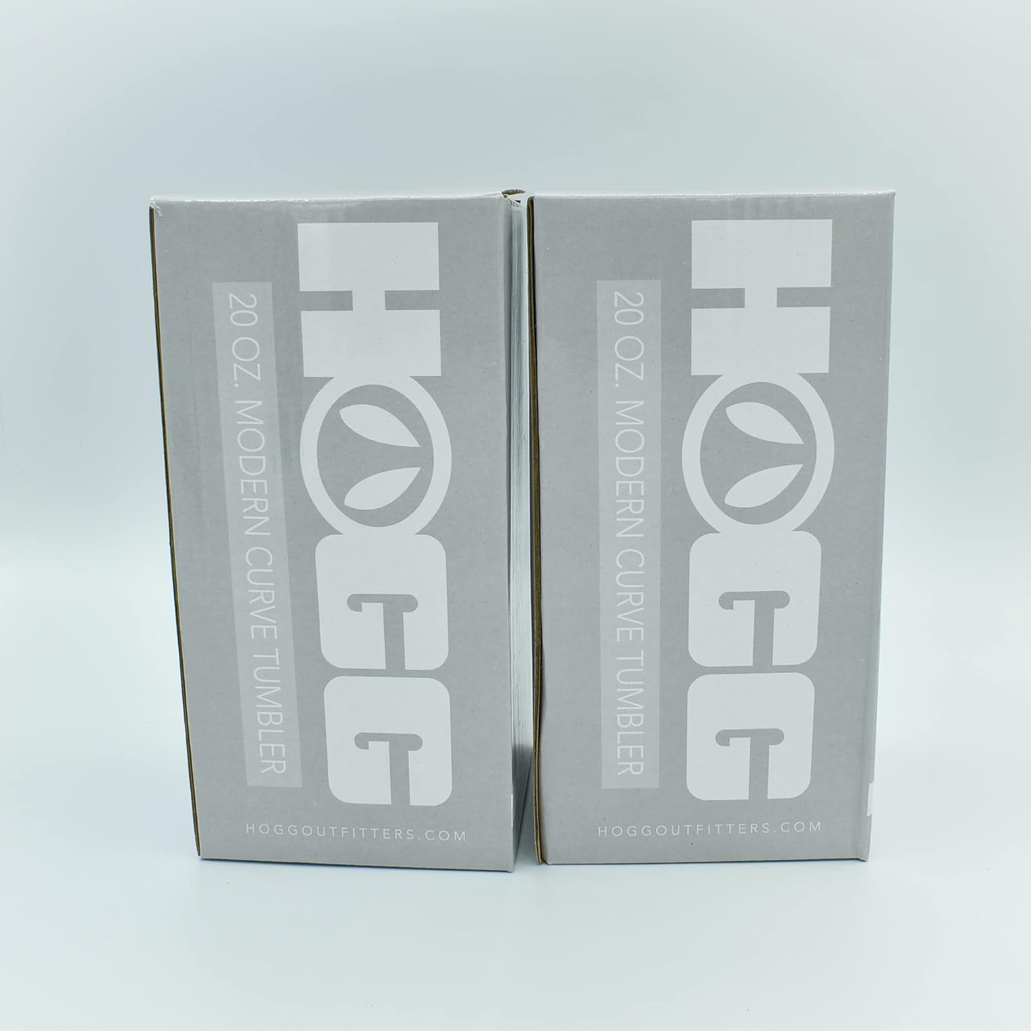 HOGG 20oz Stainless Steel Modern Curve Tumbler, 2 boxes of