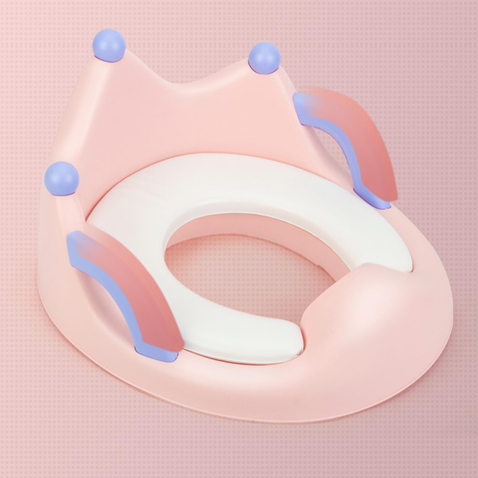 Sedile per WC per vaso, sedile per vasetto da bagno per WC | Comodo sedile antiscivolo con maniglie - Allenatore per WC impermeabile con schienale
