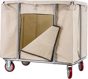 Amazon.co.jp: Oversized 400 Liter Laundry Sorting Trolley with Zipper ...
