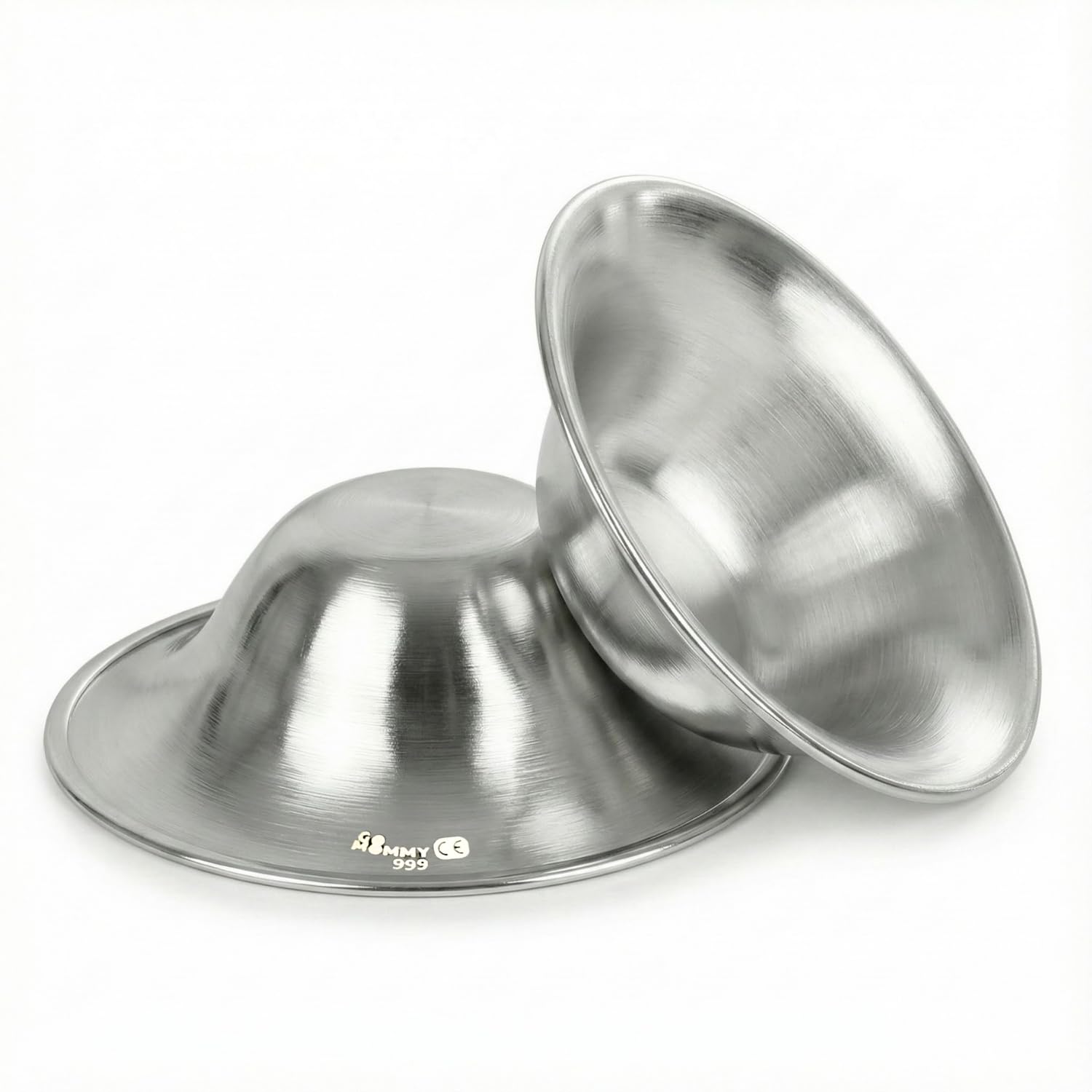 999 Pure Silver Nipple Shields for Breastfeeding Newborn & A Breastfeeding Essential by Go Mommy - Silver Nursing Cups for Sore Nipple Relief, Protects & Heals Cracked Nipples