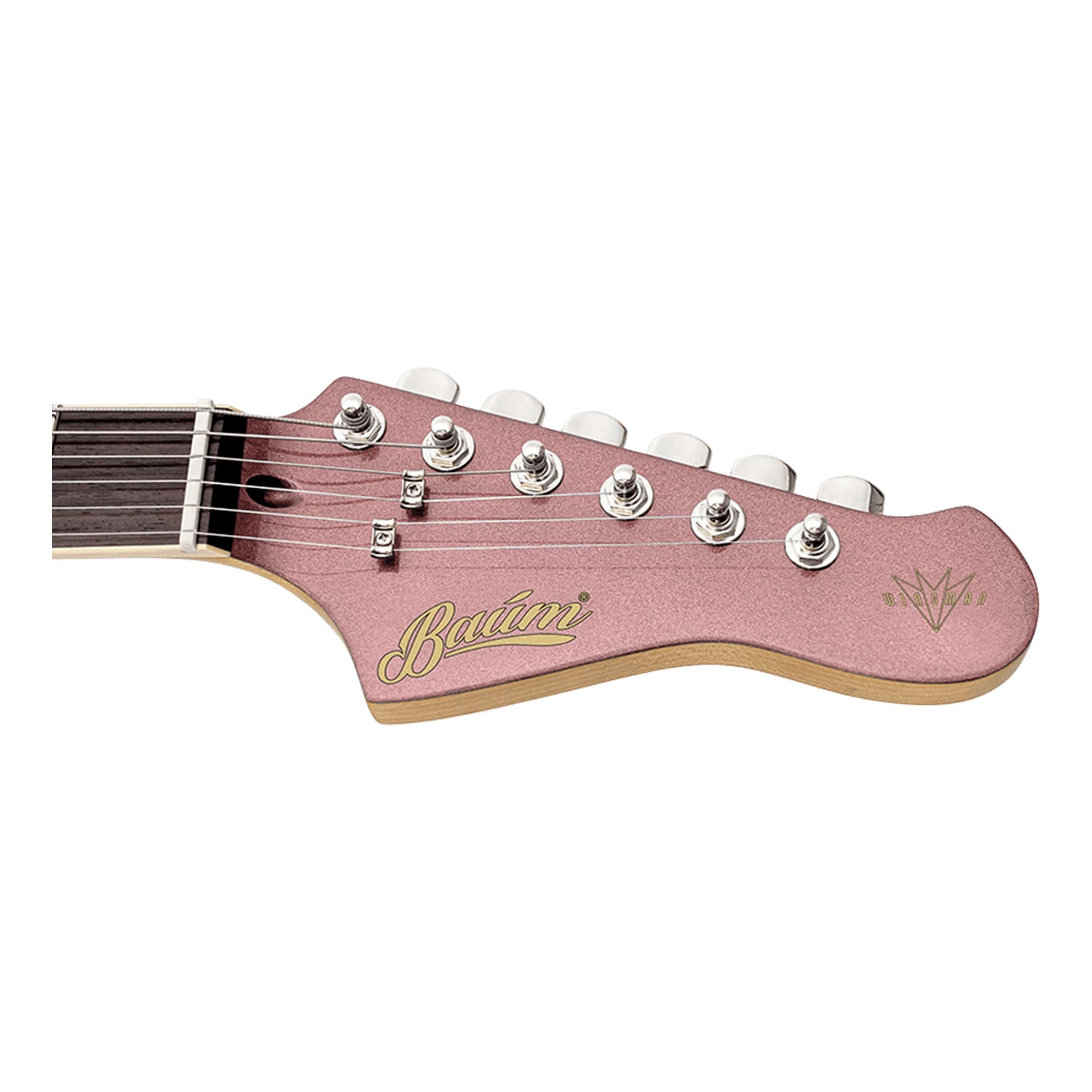 Amazon | Baum Guitars Wingman-W with Tremolo, Burgundy Mist 