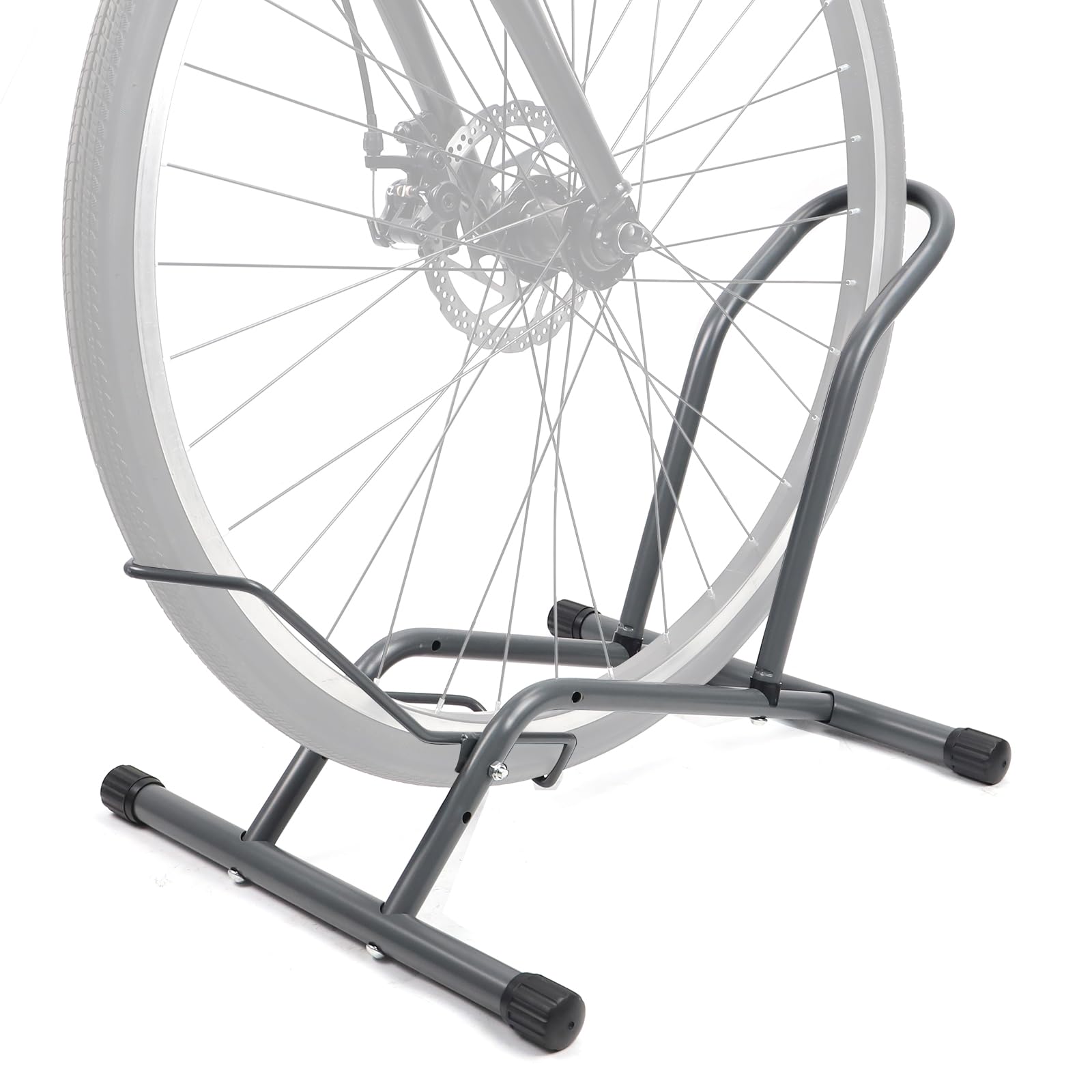 MEGHNA Béquille de vélo professionnelle au sol - Support autonome - Support de montage pour VTT, vélo de route, VTT - Noir