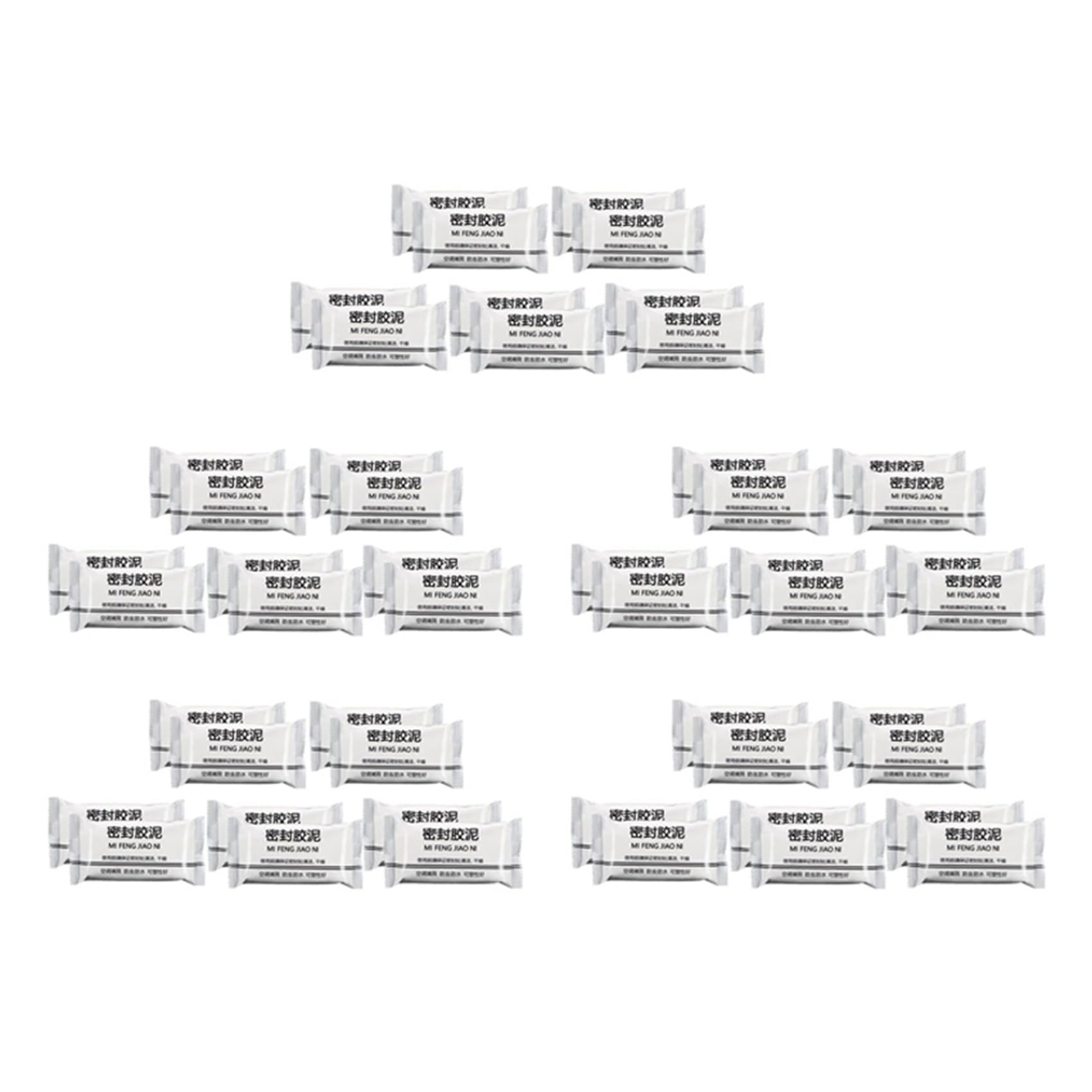 Jnchdghwa As Shown 50Pcs Super Mud Seal, New Type White Seal Putty Waterproof Duct Seal Repair Sealing Clay