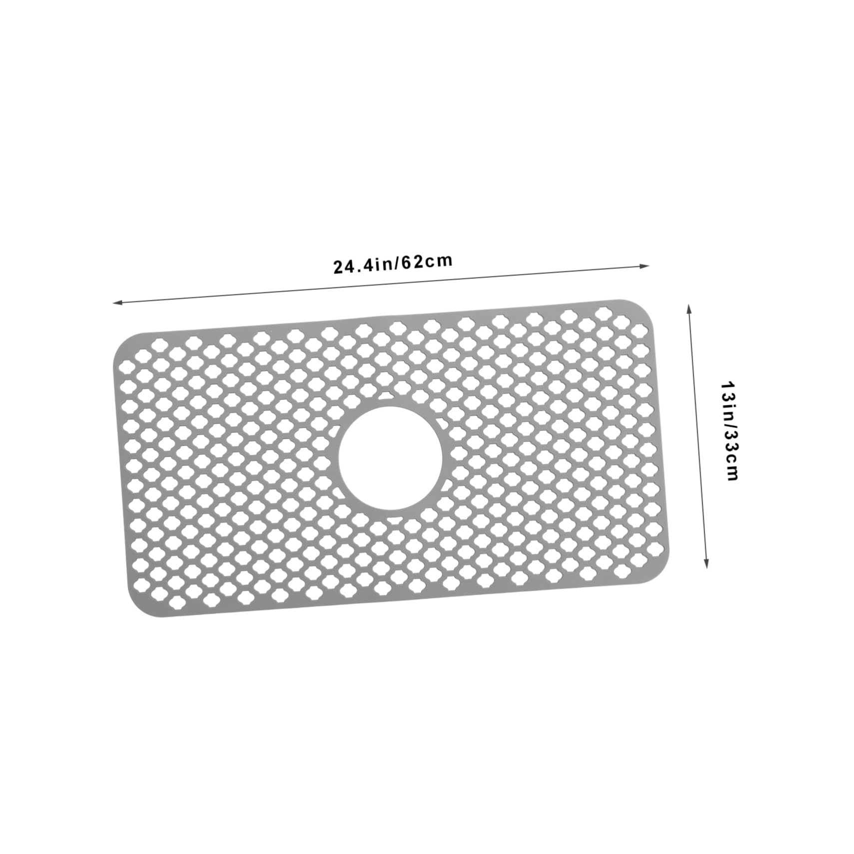Tappetino Drenante per Proteggere e Drenare Piatti e Bicchieri in Silicone Antiscivolo e Facile da Usare per Lavello da Cucina nella Cucina di Casa