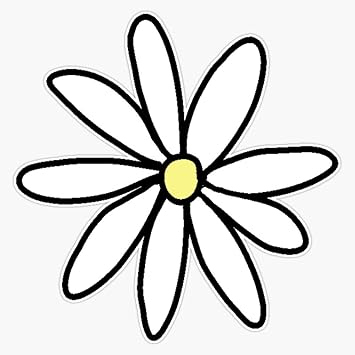 amazon com tumblr daisy vinyl waterproof sticker decal car laptop wall window bumper sticker 5 automotive