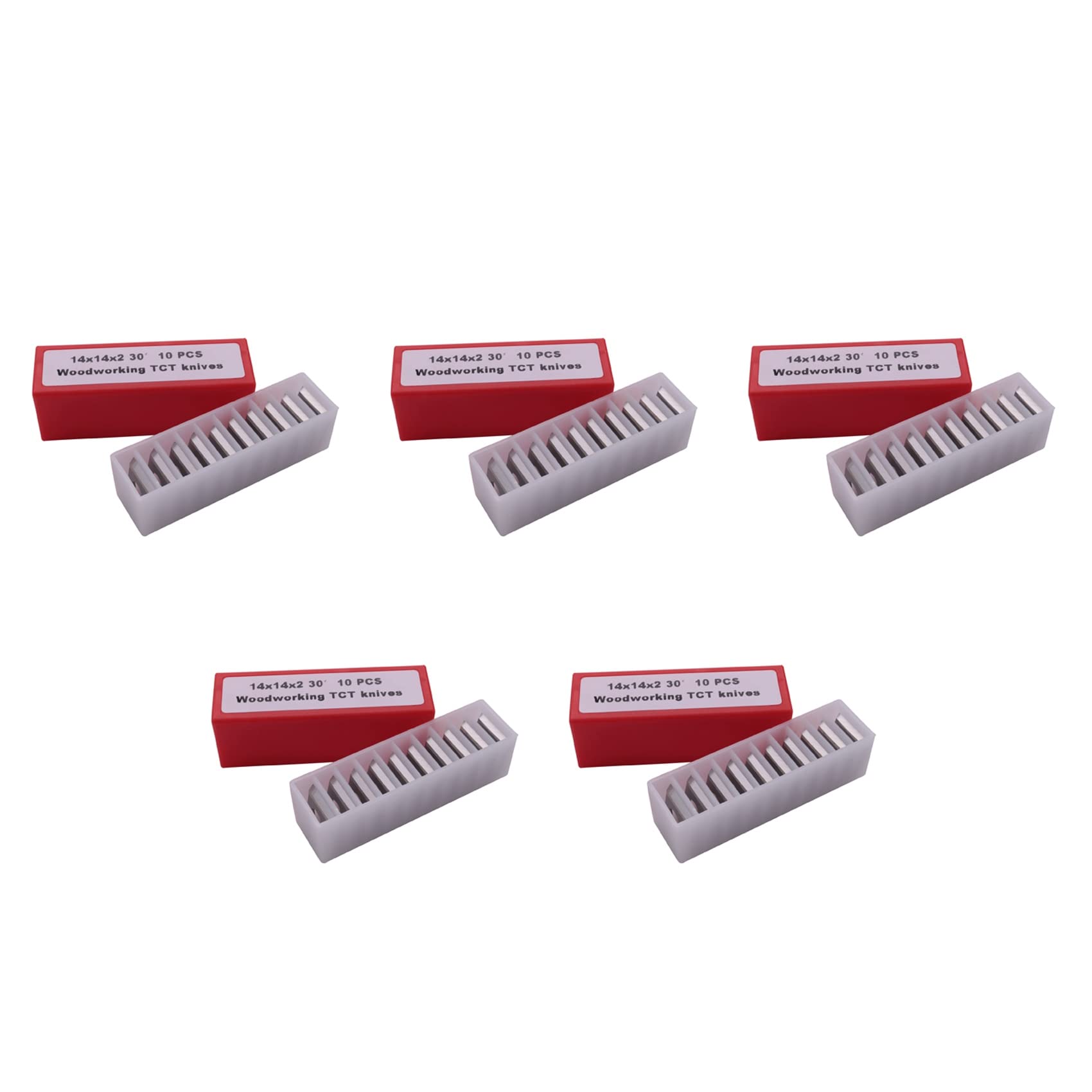 Panjin 50Pcs Wood Turning Carbide Insert Blades Milling 30 Degree Lathe Chisel Replacement Blade 14X14x2mm