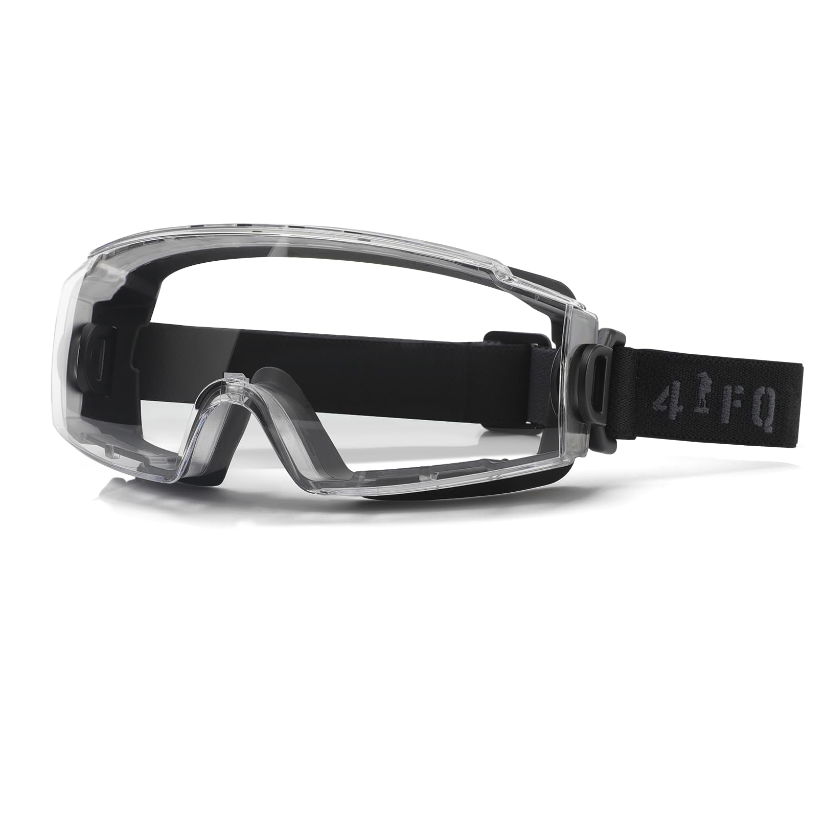 Gafas de seguridad con lente antivaho, protección ocular certificada ANSI Z87.1 para trabajo de laboratorio y uso industrial, correa ajustable