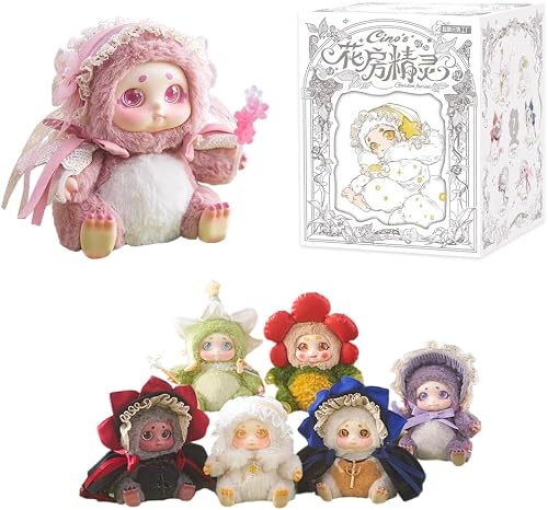 niannyyhouse Plush Blind Box Figures, 5.9inch Action Figures Collectible Toys, M