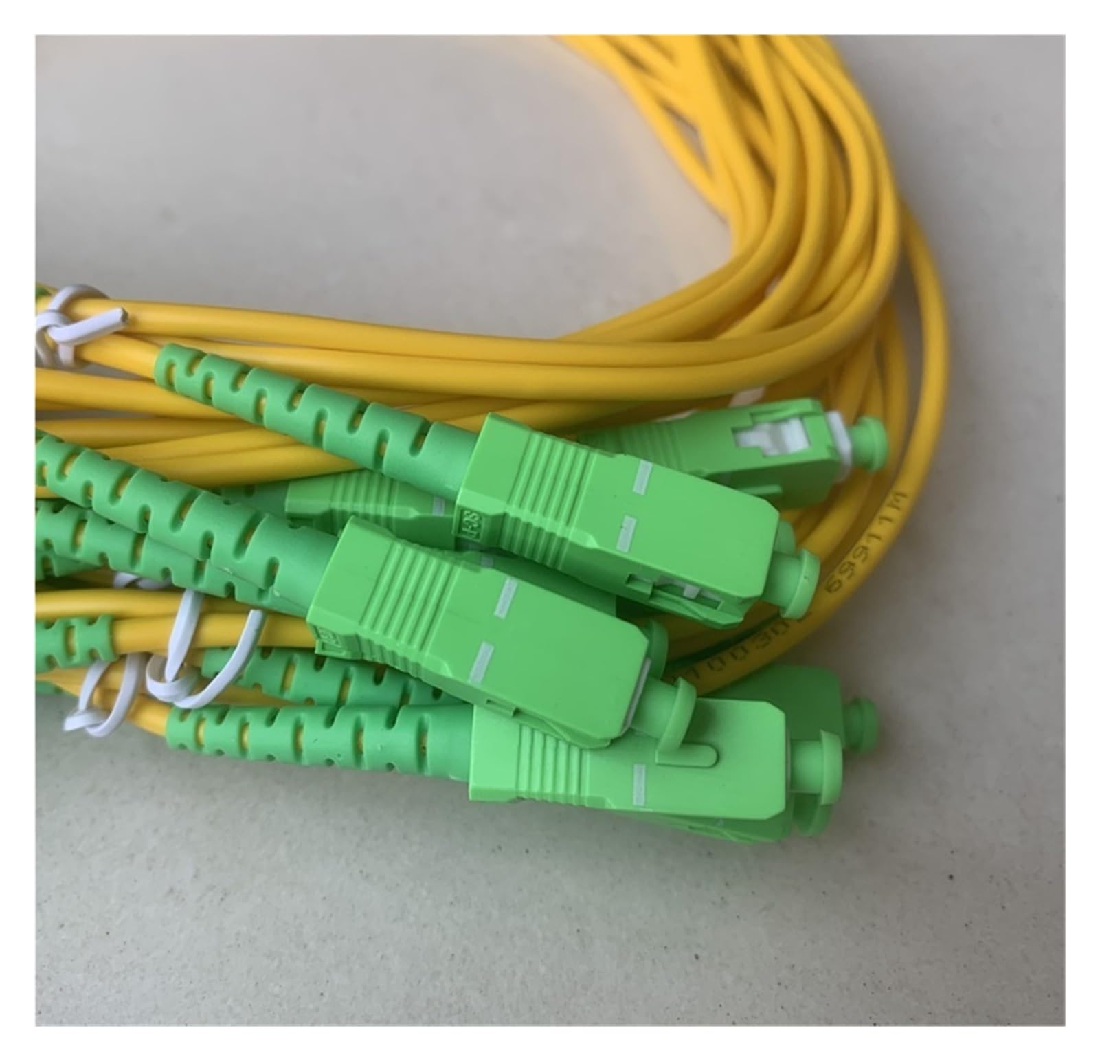 Lot de 10 câbles de raccordement SC-SC SM SX 1-20 m SC/A-SC/A SC-SC/A for Fibre Optique monomode FTTH(10M,SCA-SC)