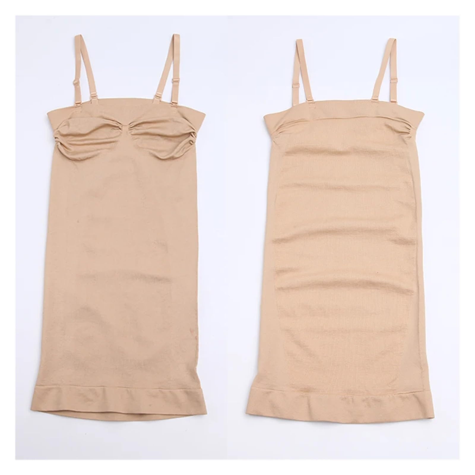 Vestido Moldeador Camisola Moldeadora for Mujer, Debajo de un Vestido, camisón Completo, Control de Abdomen, Vientre Plano, Moldeador Corporal Suave(Black,M)