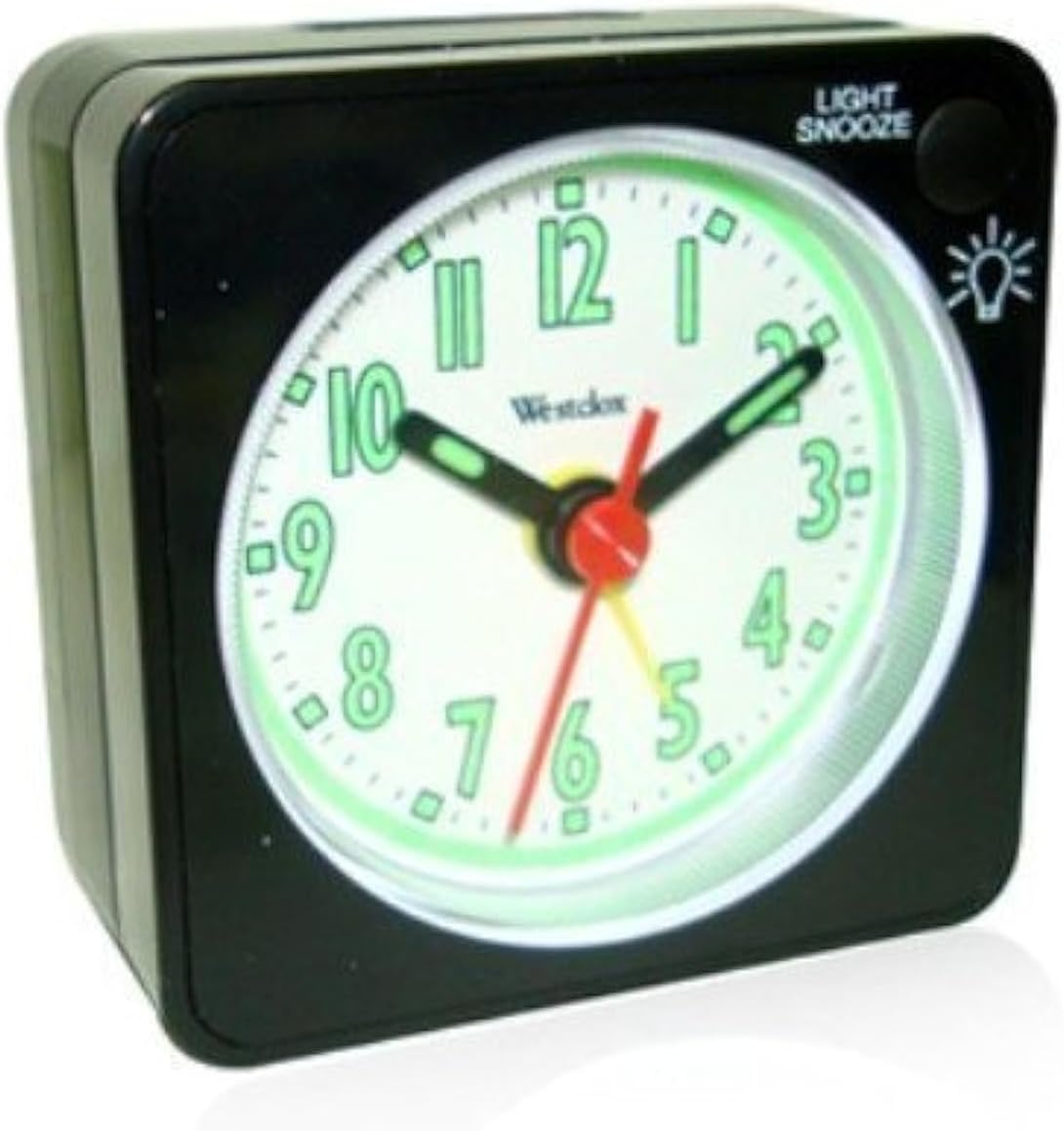 47370 Quartz Analog Clock Black