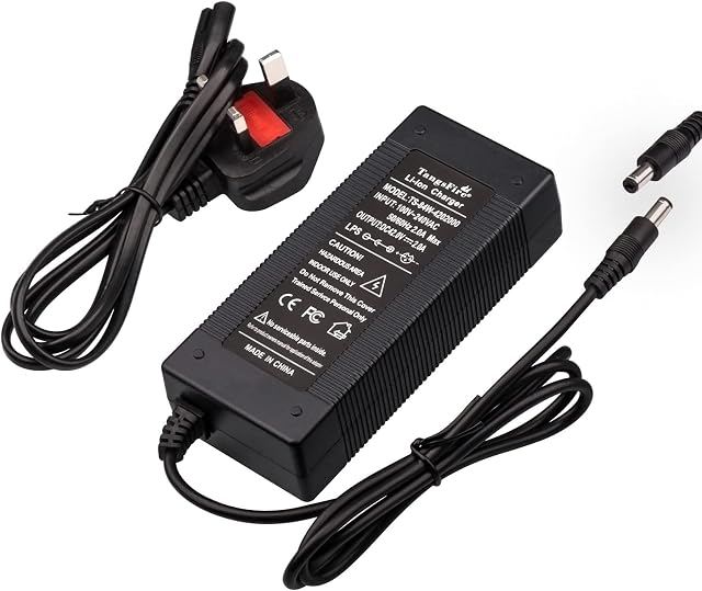 TangsFire 42V Charger Output 2A powerFast rechargeable battery charger for 36V Electric Bike Self-Balancing Scooter Batteries Pack DC 5.5mm 2.1mm Plug/XLR 3-Pin