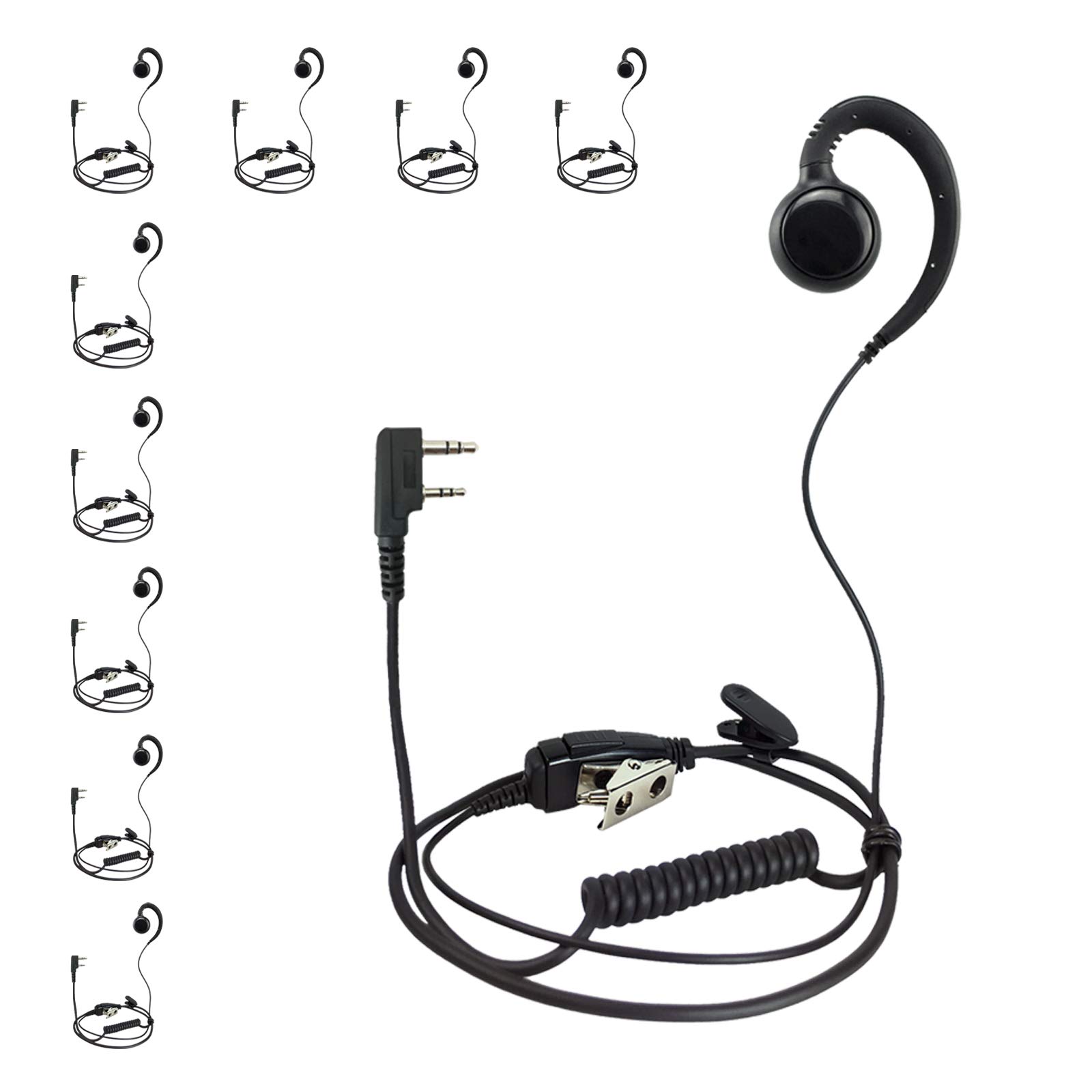 Amazon.co.jp: 双方向無線スイベルイヤホンヘッドセット PTT付き