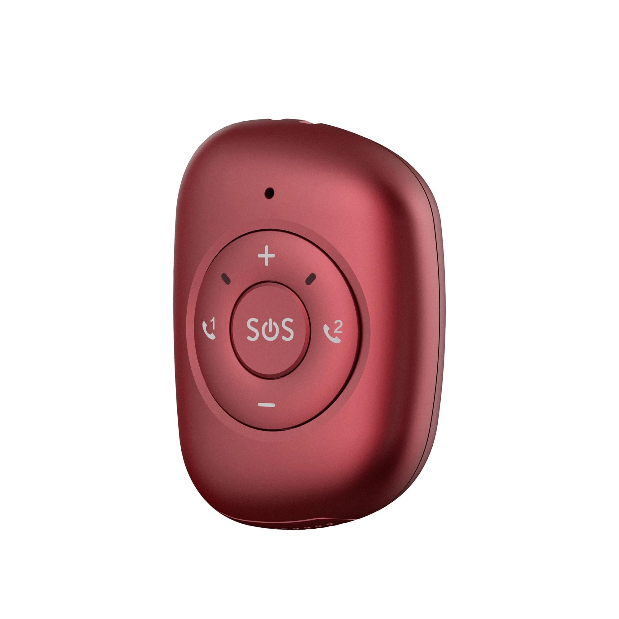 Colgante rastreador GPS V50 4G en Tiempo Real con Alerta de caída, Llamada bidireccional, Alarma SOS, localizador for Mujeres Mayores y niños, aplicación(V50-red)