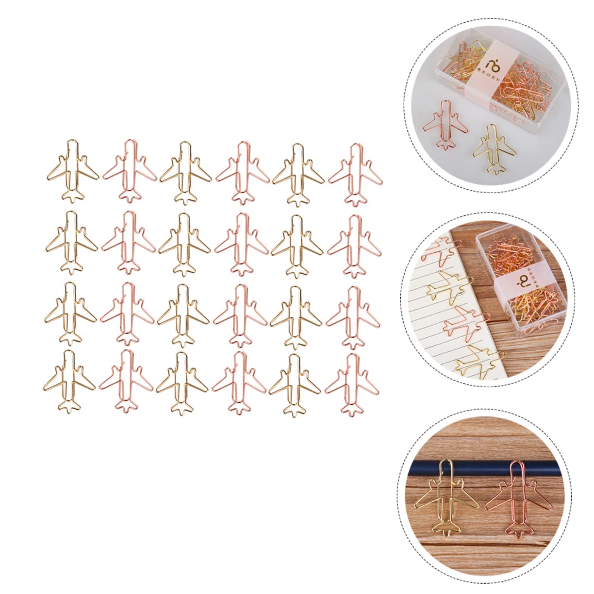 Lurrose 96pezzi Graffette Clip Segnalibri Creative Per Scuola e Decorazioni Accessori Per Notebook e Biglietti