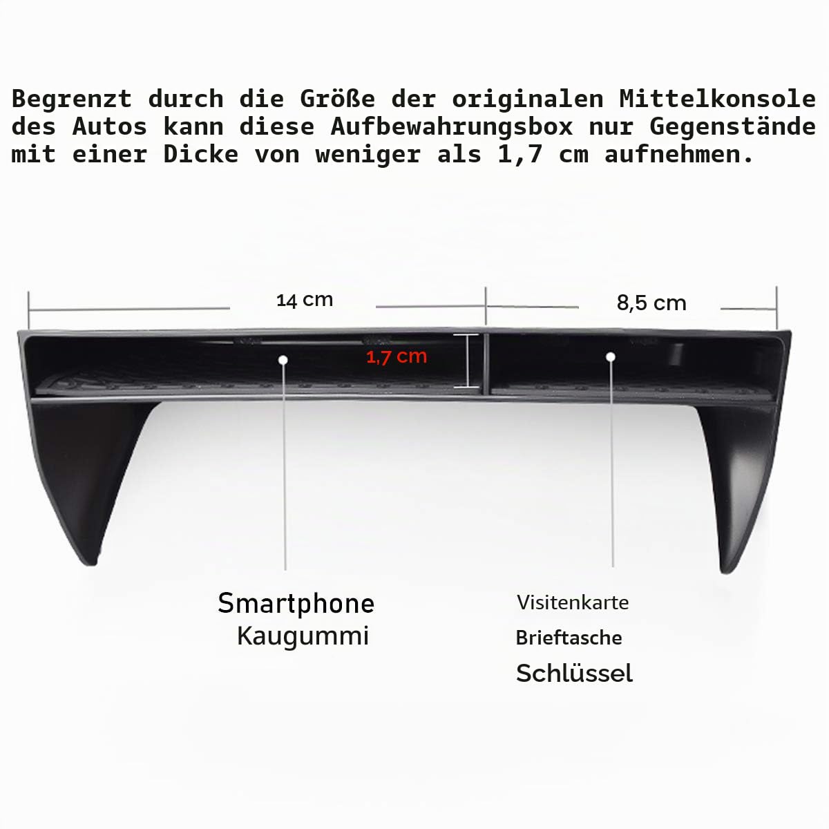 Jaronx Kompatibel mit Toyota RAV4 Mittelkonsolen-Organizer 2025, 2024, 2023, 2022, 2021, 2020, 2019, Mittelkonsolen-Aufbewahrungsfach, RAV4-Zubehör