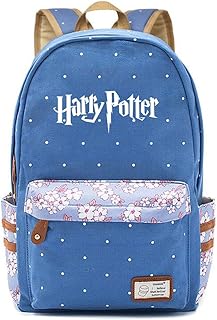 Floral School Bag zaino per adolescenti, secondario/college scuola studenti Satchel Book Laptop borsa Harry Potter Avatar Rucksack Medio S-29