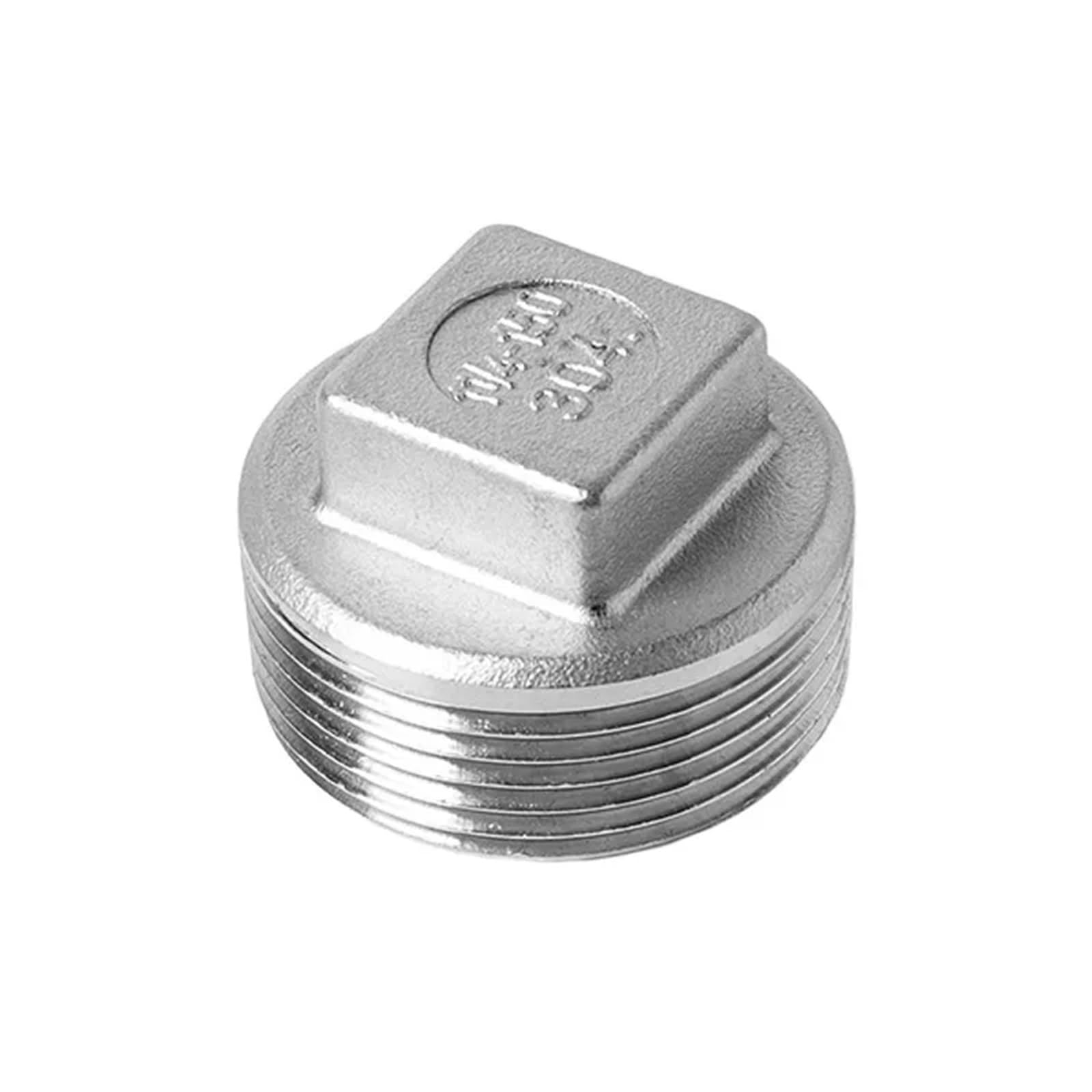 Unión hexagonal de acero 304 rosca macho de 1/2 para tubos