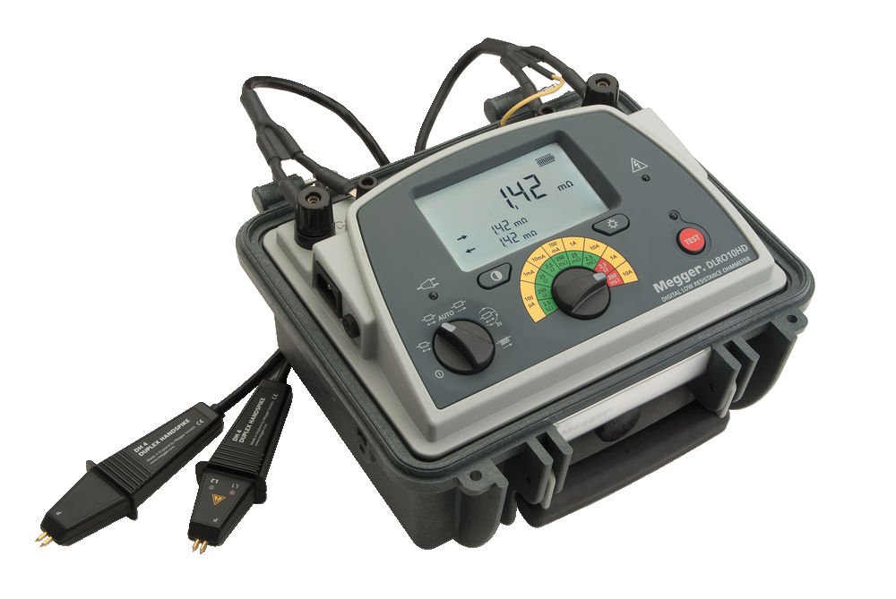 Megger 1000348 DLRO10HD Messbereich 2500 Ohm, hohe Auflösung max. 0,1