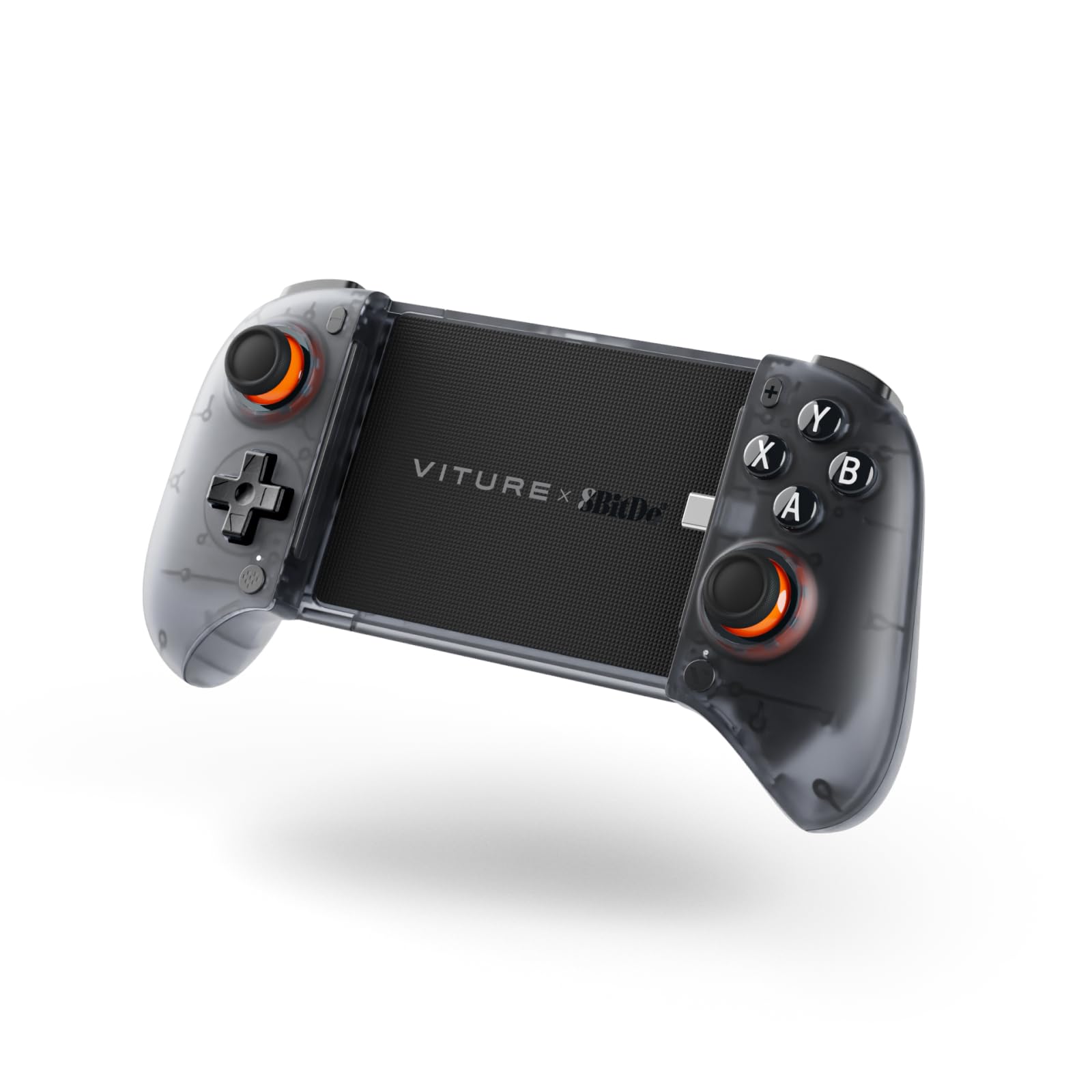 VITURE x 8BitDo Ultimate Mobile Gaming Controller - 1er Mondial Pour Lunettes XR | USB-C Latence Min, Sticks Effet Hall, Jeu+Charge, Perf Pro Android