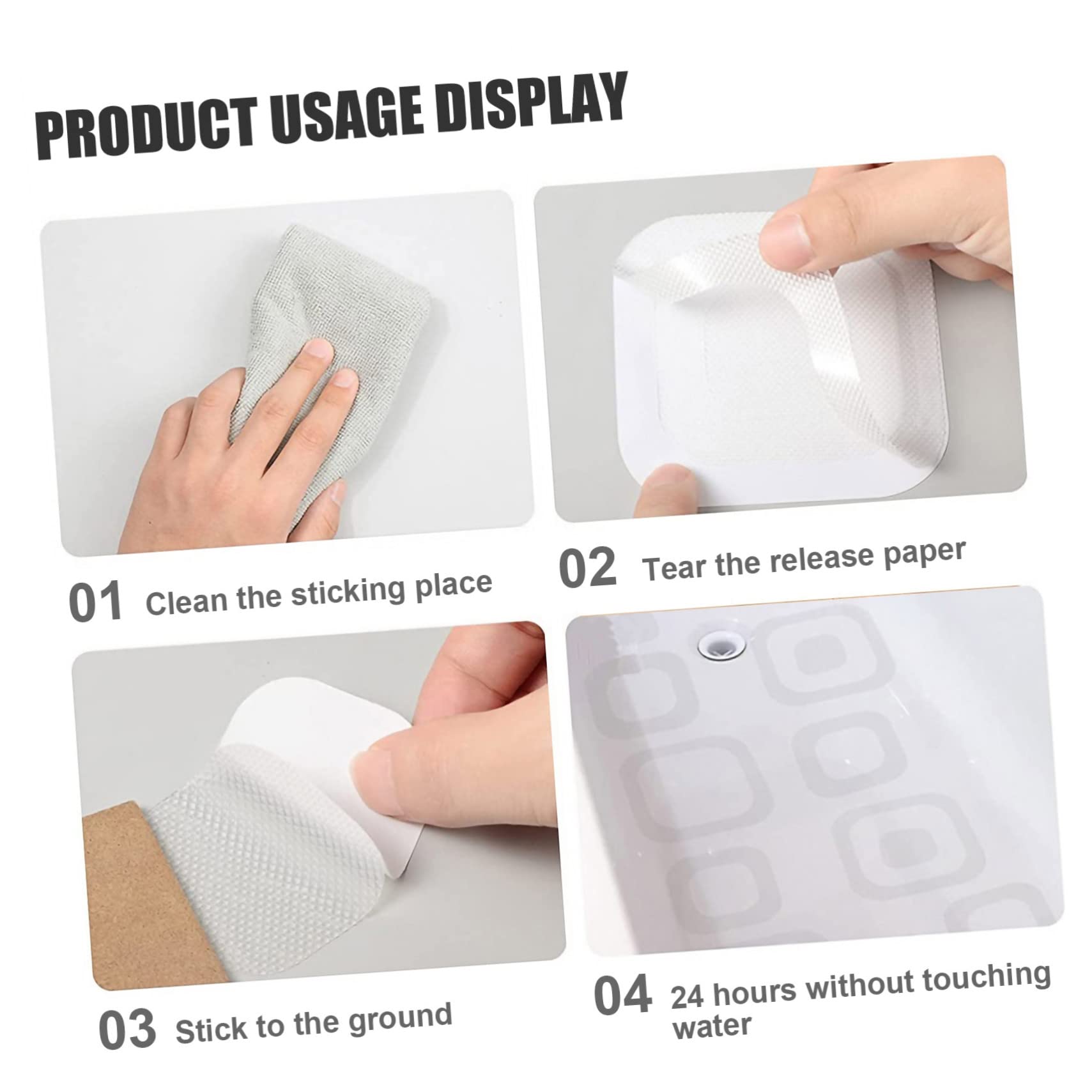 STOBAZA Pegatinas Antideslizantes Baño Adhesivas Seguridad Ducha Bañera Autoadhesivas Peva Impermeables Estrellas Azules para Suelo Baño 20 Piezas X 4