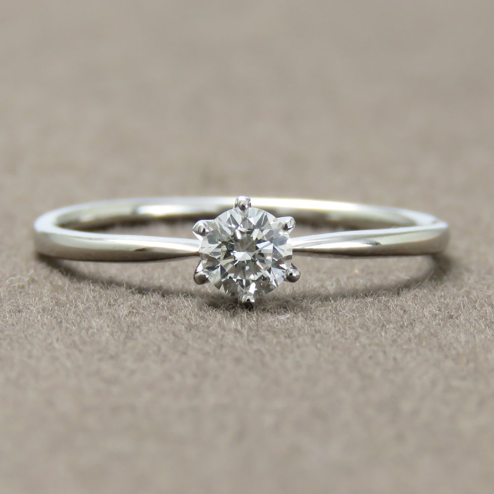 Amazon | 婚約指輪 プラチナ900 ダイヤモンド リング 0.2ct SI