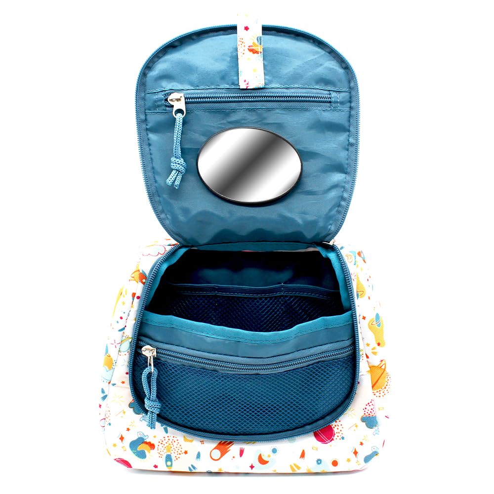 Les DEGLINGOS - Trousse de Toilette Astros Le Hibou - Bébé et Enfant - Rangements astucieux - 23cm - Violet