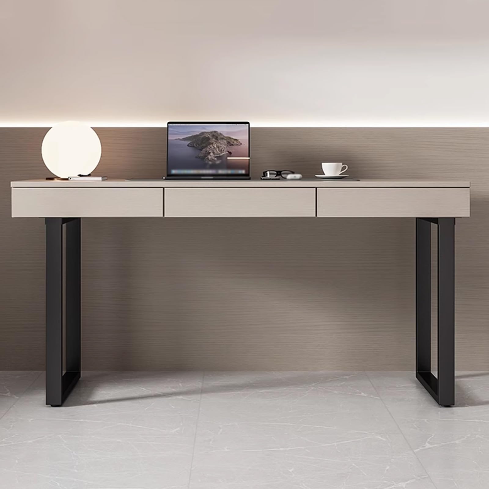 Set mit 2 schweren Metall-Tischbeinen, industrielles Stahlrohr-Design für DIY-Fell, perfekt für Esszimmer, Couchtische und Werkbänke (schwarz, 40 x 72 cm / 15.7in)