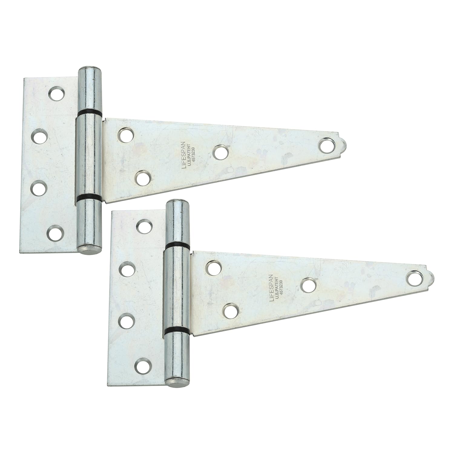 Charnières T acier zingué National de matériel V286 15,2 cm à finition anti-rouille premium