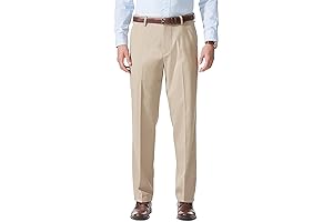 Men's Relaxed Fit Comfort Khaki Pants: Elevate Your Style and Comfort