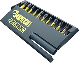 11 x SabreCut SCRKB11MX Professional Magnetic 32 mm Pz1 PZ2 PZ3 PH1 PH2 PH3 T20 T25 T30 T40 Pozi Pozidriv Phillips Torx Impact Bits et porte-embouts 60 mm dans une boîte de rangement