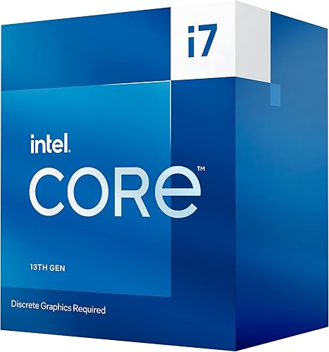 Intel Core i7-13700F Procesador de escritorio de 16 núcleos 8 núcleos P  8 núcleos electrónicos caché de 30 MB hasta 52 GHz