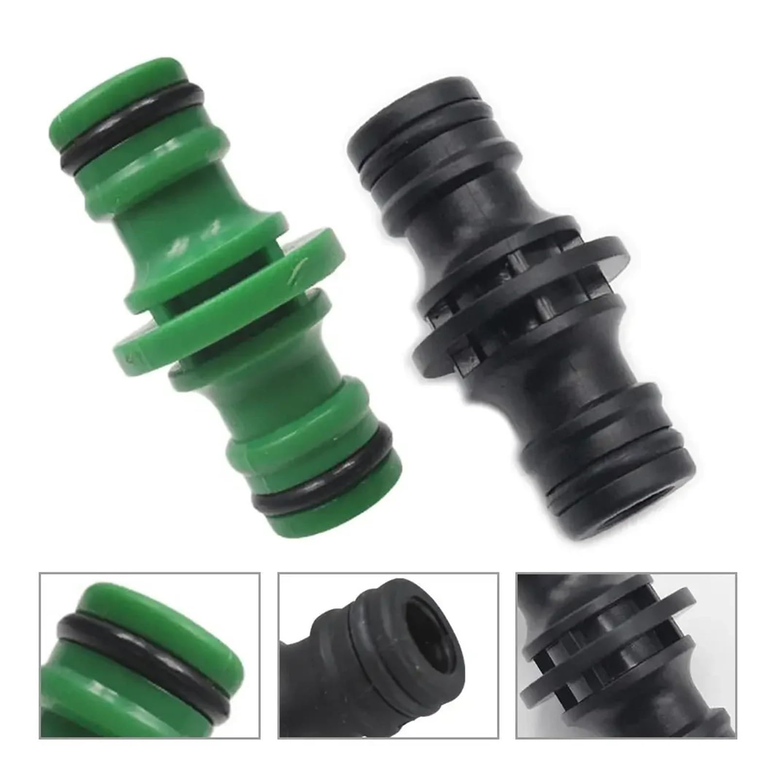 Giunto for Connettore Tubo da Giardino 1/2" | Giunto maschio for tubo dell'acqua da giardino a 2 vie da 1/2 "(Green)