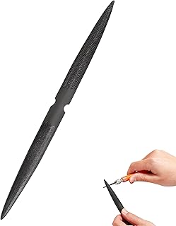 YANGYIXIN 8-Inch Double-Ended Wax Carving Tools Essential for Jewelry Wax Carving and Filing, Features Half-Round and Flat Ends for Easy Shaping