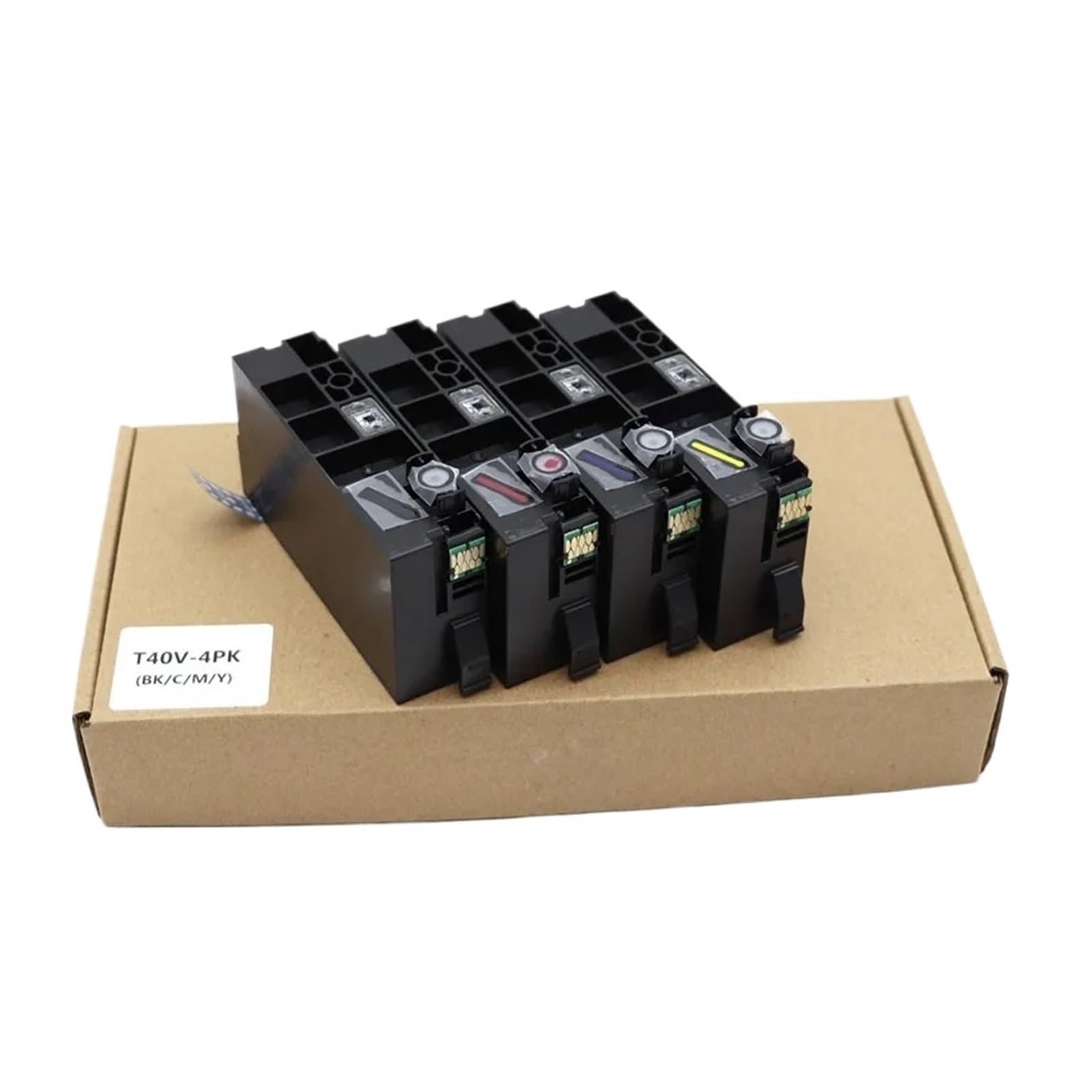 Cartucho De Tinta De 4 Colores T40V T40V1 T40V2 T40V4 Compatible con EPSON(T40V1-T40V4-4set)