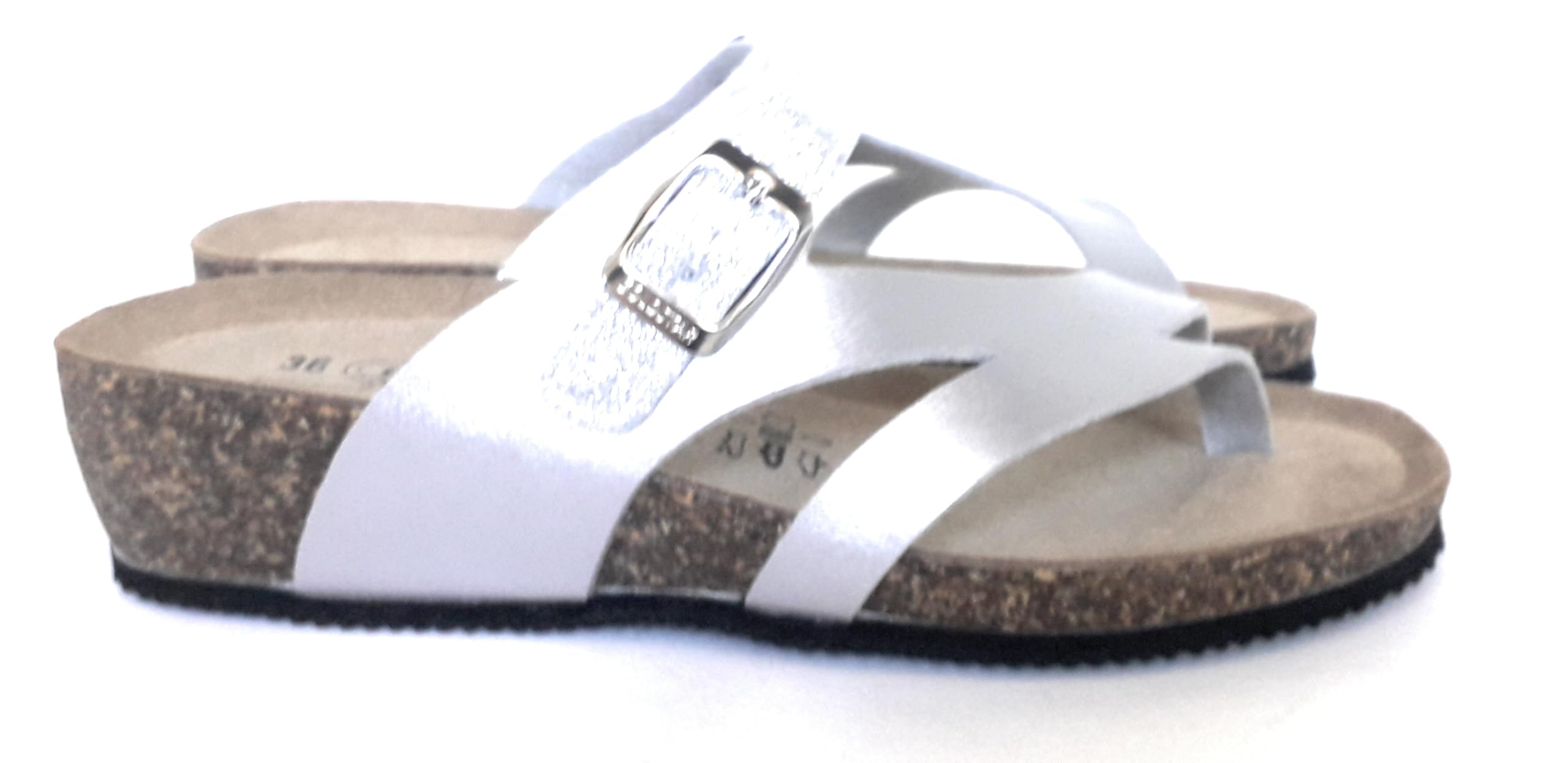 RAFTING GOLDSTAR CIABATTA INFRADITO DONNA CON ZEPPINA,ALTEZZA SUOLA DIETRO 4,5 CM E DAVANTI 1,5 CM,SOTTOPIEDE MORBIDO IN PELLE SCAMOSCIATA,FIBBIA REGOLABILE,NUMERO 39