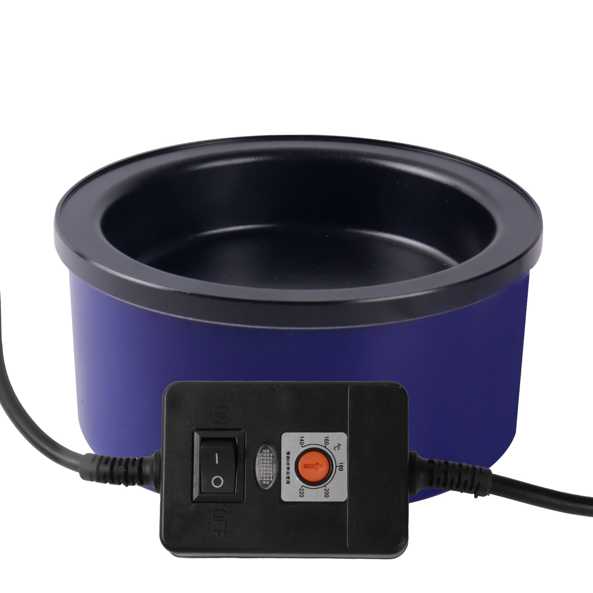 Electric Glue Pot for Crafts, 225-400°F Adjustable Temperature, 160ml Hot Pot, 5-1/4" Diameter, 1" Depth - Fits Sticks and Glue Pellets - Great for Crafts, DIY Projects Pellets