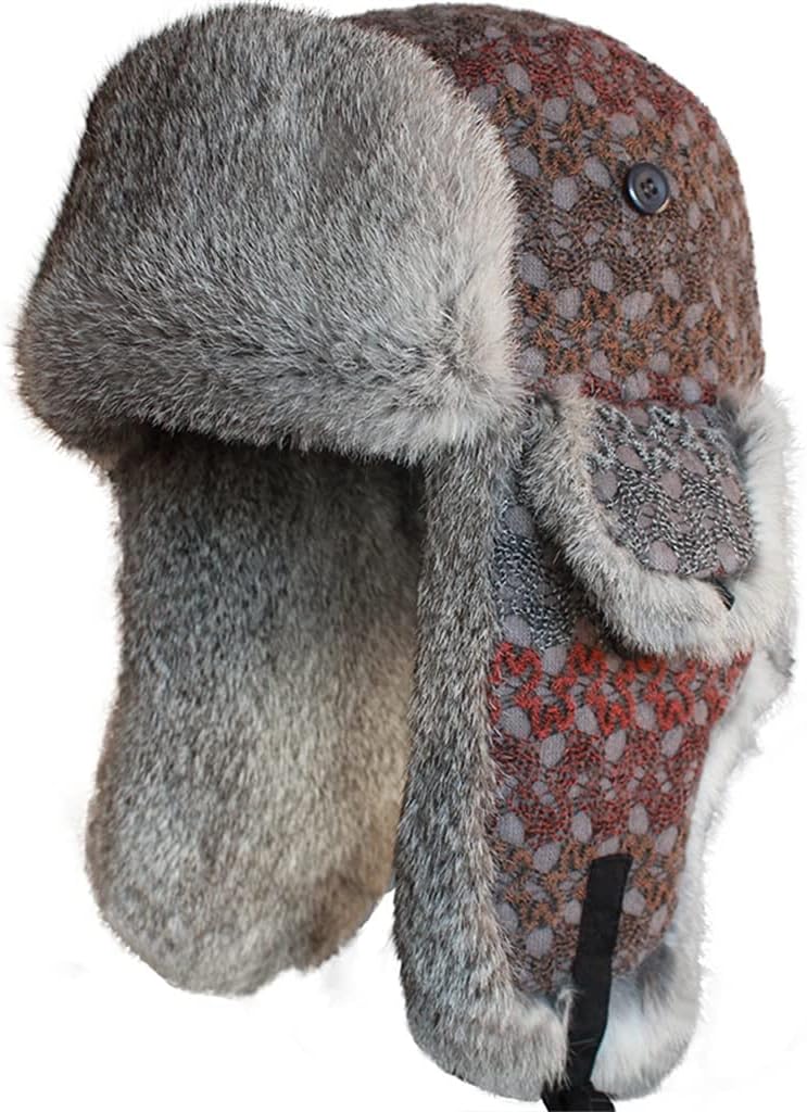 Ski Cap Men and Women Outdoor Winter Thickening Female Large Size Thunderbolt Hat