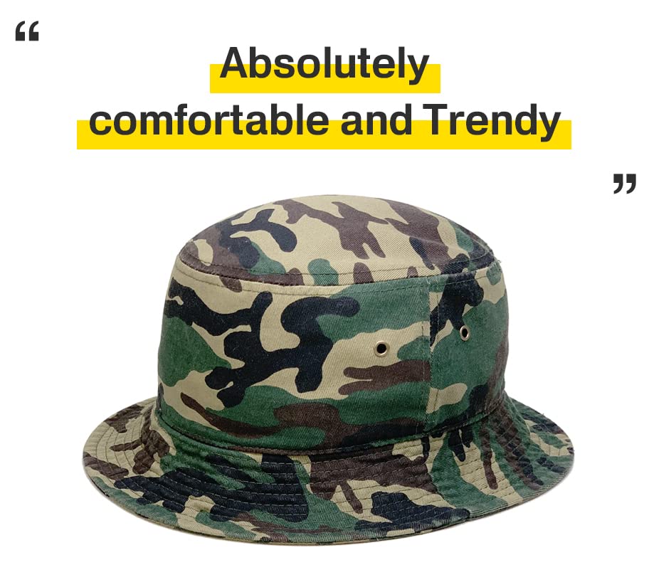 Image of KBETHOS 100% Cotton Washed Bucket Hat