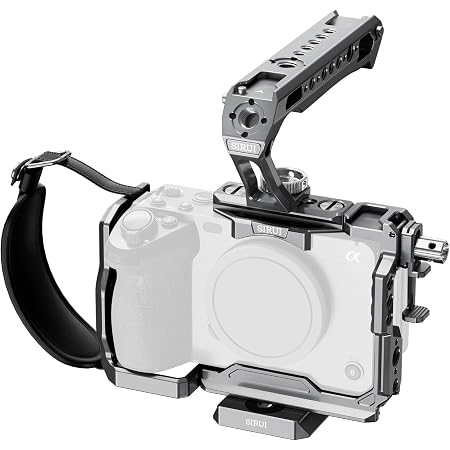 TILTA Camera Cage Pour Canon R8 Avec Poignée NATO Et Rail - Kit Léger Titanium Gray TA-T28-A-TG