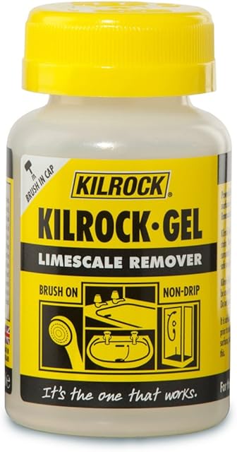 Kilrock Gel Descaler 160 grams - Multi-Purpose Powerful Descaling Cleaner with Easy-to-Use Brush Cap - for Hard Water Limescale Stains