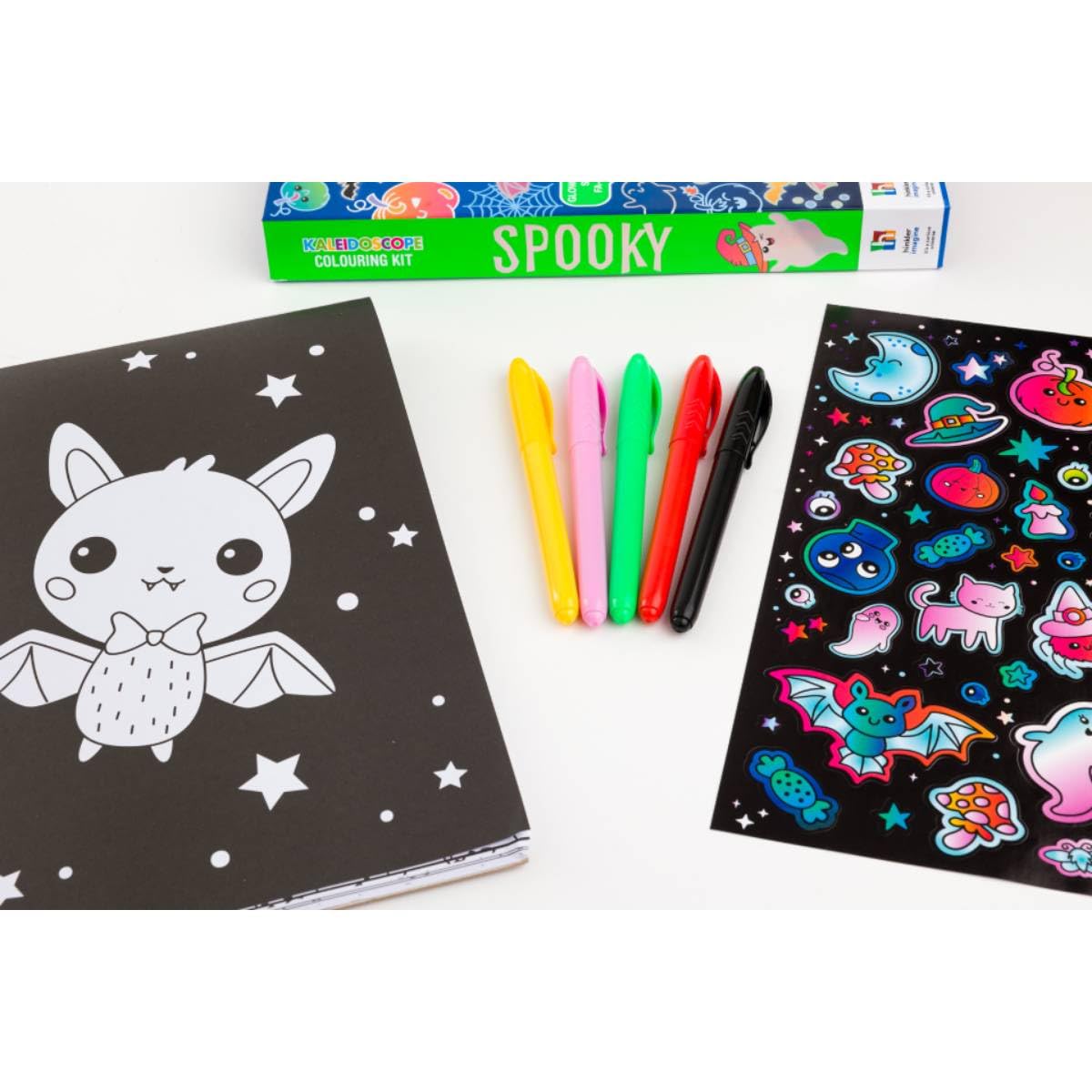 Kaleidoscope Spooky Colouring Kit (Halloween), Multicolor - Image 2