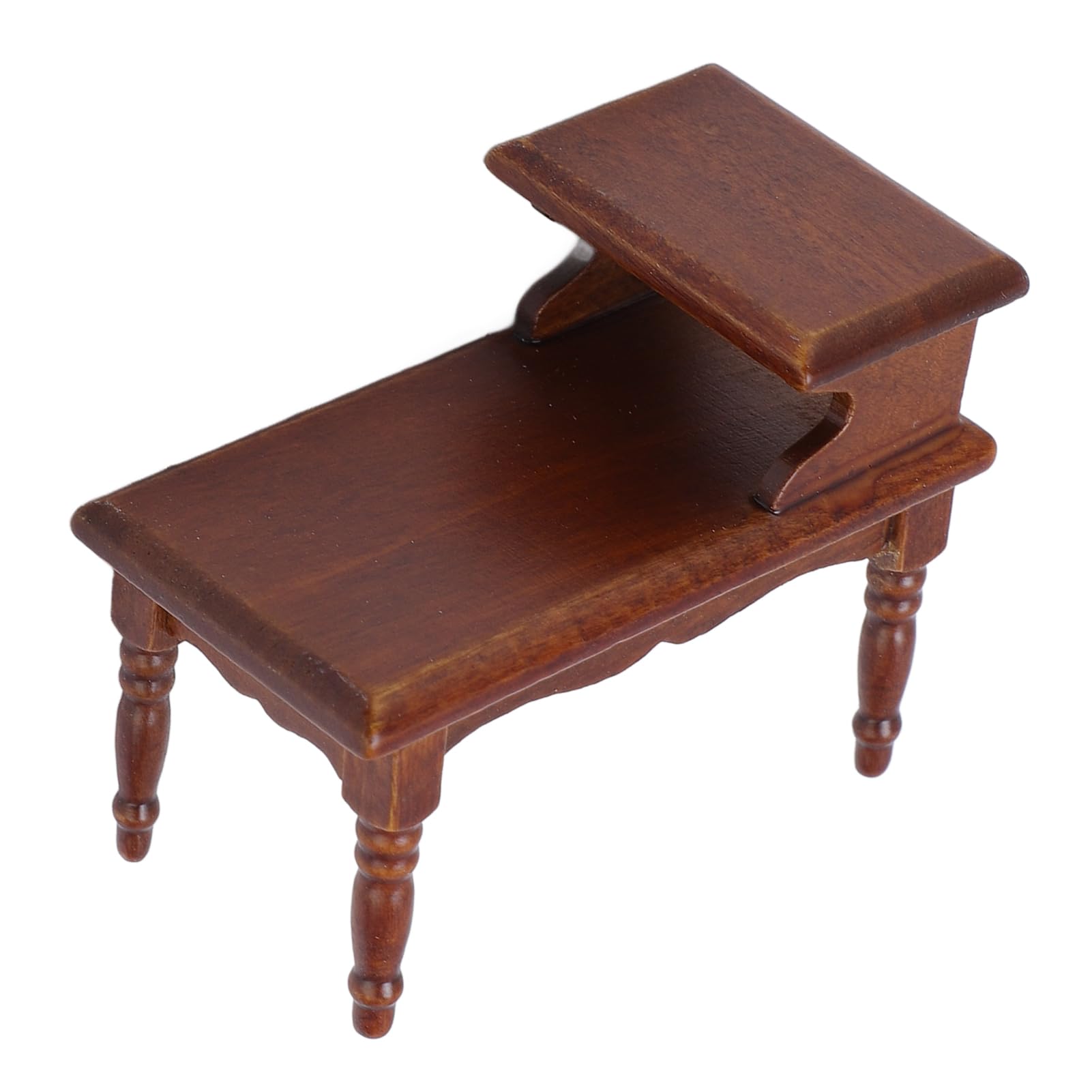 Table basse miniature 1:12 maison de poupée bois double couche - 8