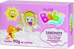 Sabonete em Barra Baby Menina 90G, Muriel