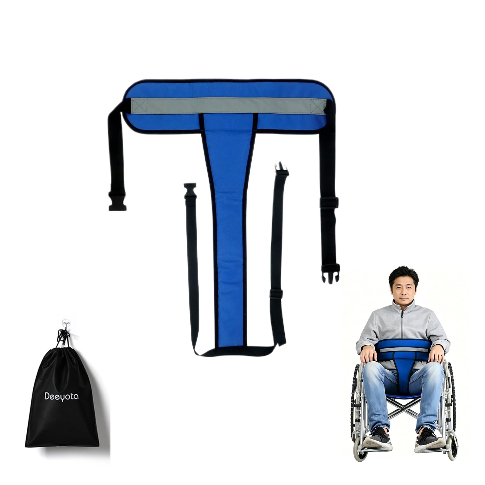 Amazon | DEEYOTA 車いすシートベルト 介護用 車椅子用 安全ハーネス