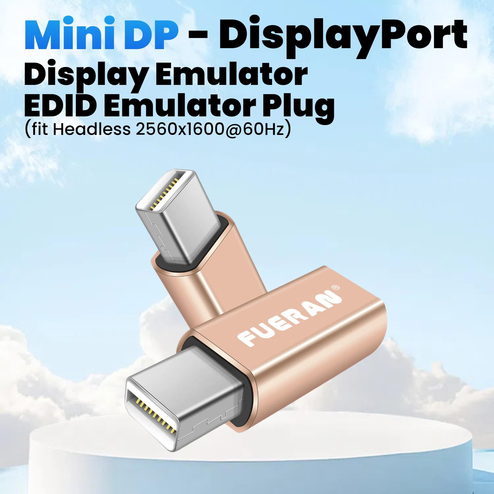 Amazon | FUERAN Mini DP - DisplayPortディスプレイエミュレータEDID