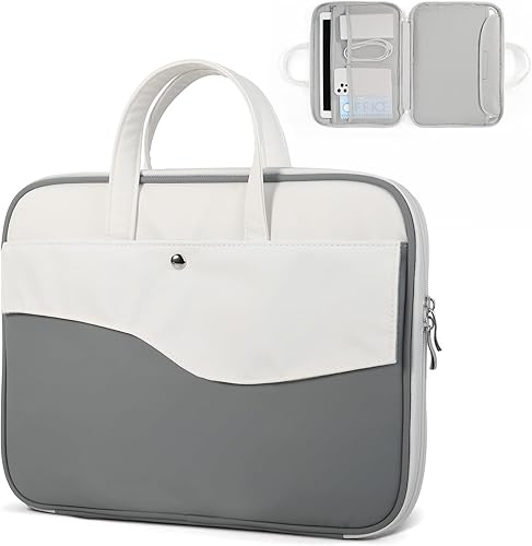 DTTO 15.6 Inch Laptop Sleeve, TSA Laptop Case with Handle, Waterproof Laptop Bag