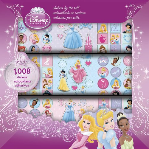 SandyLion Disney Princess Stickers by The Roll