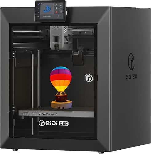 QIDI Q2C 3D Printer, 370℃ Bimetal Hotend Unlock PPS-CF, 600mm/s