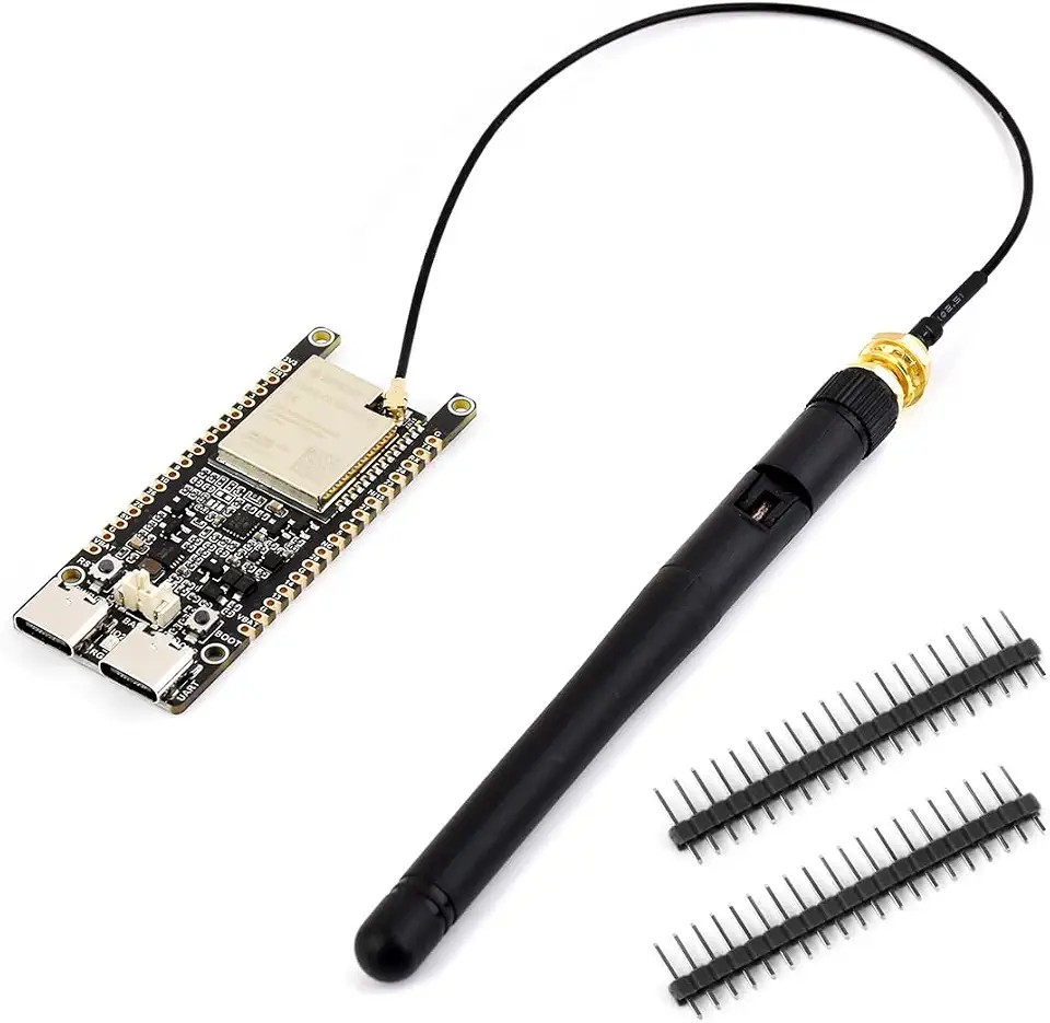 Waveshare ESP32-C5 Dual-Band WF 6 Development Board, 240MHz RISC-V, ESP32-C5-WROOM-1 Series Module, Multi-Protocol RISC-V MCU, 32MB Flash and 8MB PSRAM, with External Dual-Band WF an-Tenna